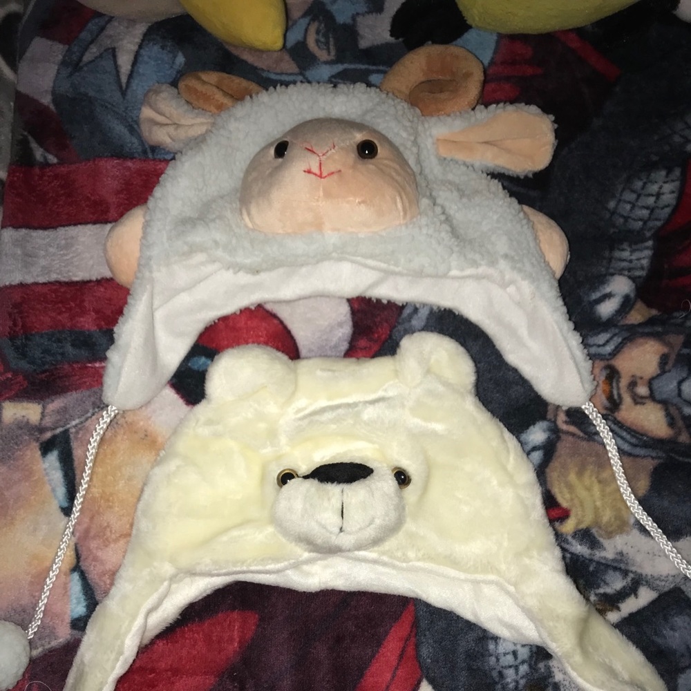 Goat & Polar Bear Hats